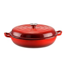 Szeletsütő fedővel Piros 27cm
