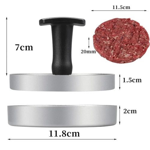 Hamburger/húspogácsa készítő alu 11,8cm