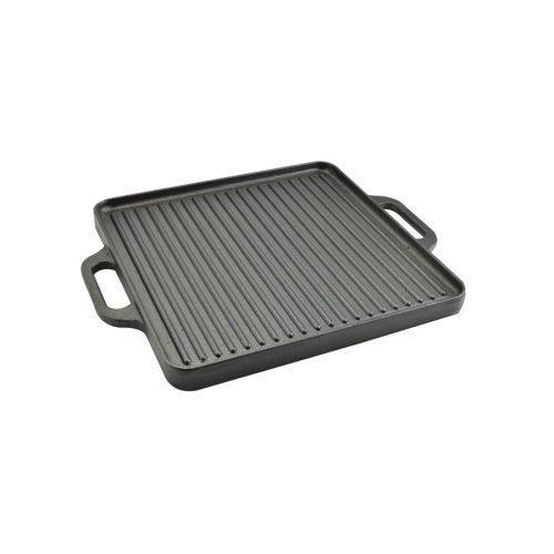 HEB BBQ Grill lap 2 oldalas 32*32cm, öntöttvas