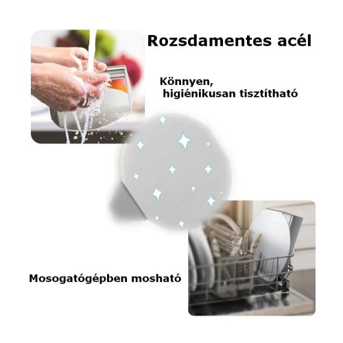 CAT Húsprés 14*7cm, 1,5mm rozsdamentes