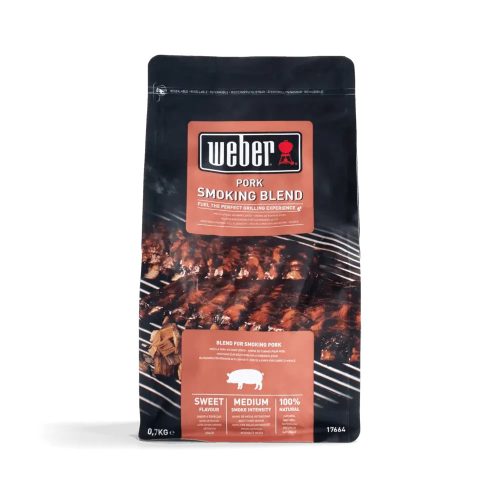 Weber füstölőfa apríték, keverék sertéshúshoz, 0,7 kg