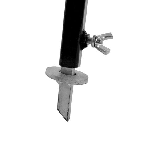 Bogrács állvány, állítható, 101/184cm Fekete 15/9mm