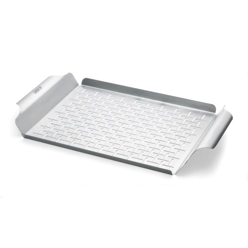 Weber Deluxe grill serpenyő, rozsdamentes acél, szögletes