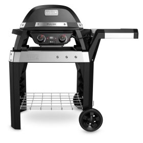 Weber Pulse 2000 elektromos grill, kocsival, fekete