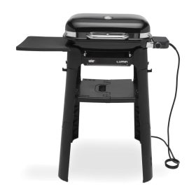 Lumin Compact elektromos grill állvánnyal, fekete