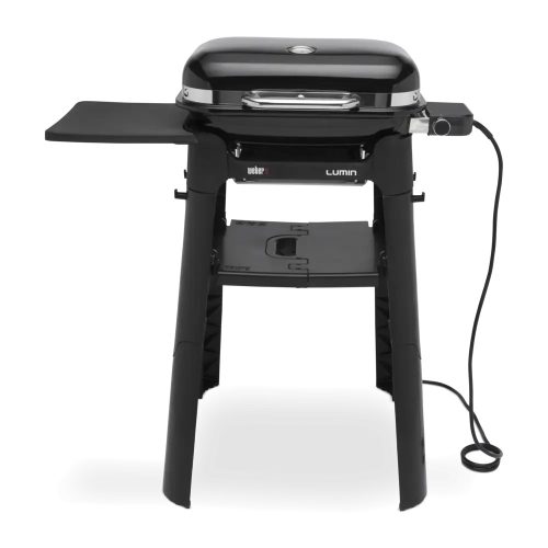 Lumin Compact elektromos grill állvánnyal, fekete