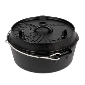 Petromax Dutch Oven ft4,5 lábak nélkül/lapos fenék