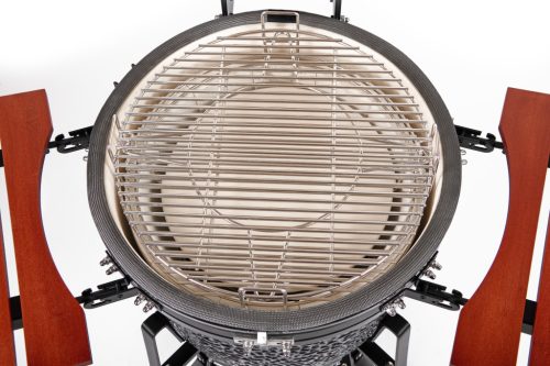 Kamado4u EVO Meater D47 kerámia grill fekete állványos 