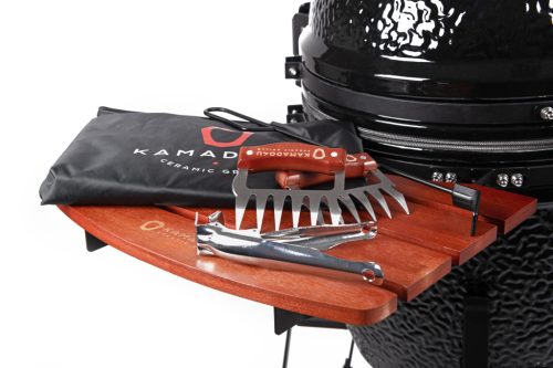 Kamado4u EVO Meater D47 kerámia grill fekete állványos 