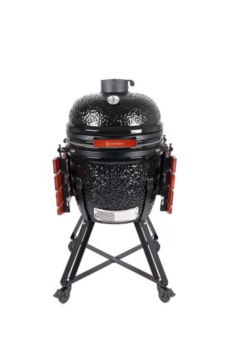 Kamado4u NEO CLASSIC Meater D47 kerámia grill fekete állványos
