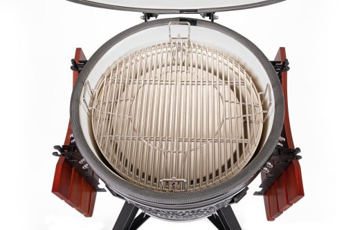 Kamado4u NEO CLASSIC Meater D47 kerámia grill fekete állványos