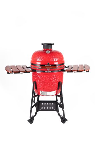 Kamado4u EVO Meater D47 kerámia grill piros állványos