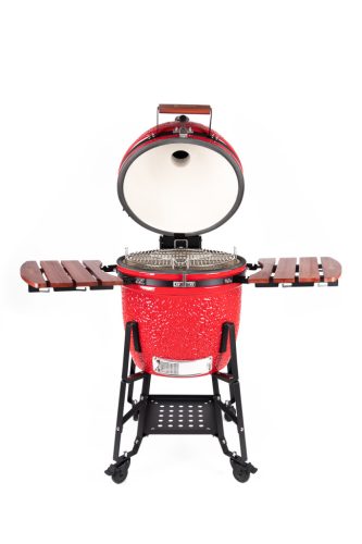 Kamado4u EVO Meater D47 kerámia grill piros állványos