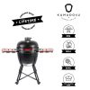 Kamado4u EVO Greater D52 kerámia grill fekete állványos + Ajándék Toro faszén! :-)