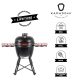 Kamado4u EVO Greater D52 kerámia grill fekete állványos + Ajándék Toro faszén! :-)