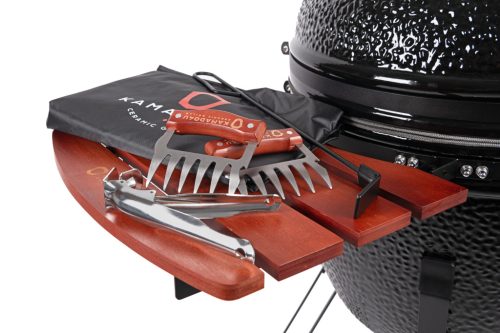 Kamado4u EVO Greater D52 kerámia grill fekete állványos 