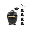 Kamado4u Greater D50 kerámia grill fekete pultba építhető Pecan