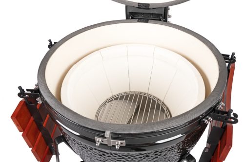 Kamado4u EVO Greater Plus D57 kerámia grill fekete állványos 