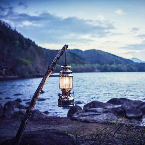 Petromax 500 HK króm (829/500) petróleumlámpa, kültérre