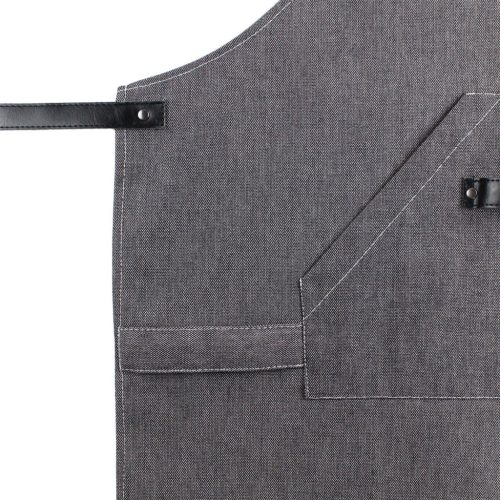 BBQ kötény konyhába vagy grillsütőbe, szürke farmer